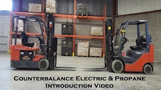 How to Counterbalance Electric and Propane Forklift Introduction [upl. by Aihsital]