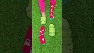 Worm slippers 🐛🐛 Dog socks 🐶🐶 love satisfying trending [upl. by Aisylla690]