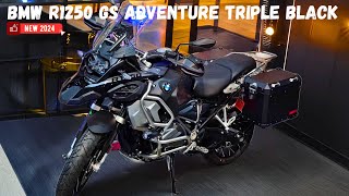 2024 BMW R1250 GS ADVENTURE TRIPLE BLACK More Aggressive Fierce And More Courageous [upl. by Susette]