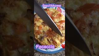 focaccia ✨♥️🔥🍕recetas video viralvideo cocinafacil food italianfood [upl. by Ingold890]