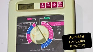 Rain Bird Controller quotPR OFFquot Error Code  Fix [upl. by Roehm263]