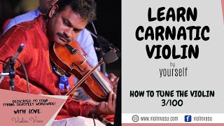 Violin Lessons 3100  How to Tune the Violin [upl. by Assilat]