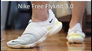 Nike Free RN Flyknit 30  ReviewOnFeet [upl. by Akfir]