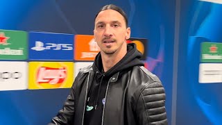 Milan Napoli sentite cosa dice Ibrahimovic uscendo dallo stadio [upl. by Assen]