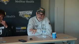 Full Press Conference Following Towson Footballs Victory Over Hampton [upl. by Ephram]