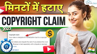 YouTube Copyright Claim Kaise Hataye  How to Remove Copyright Claim on YouTube Video [upl. by Reeve144]