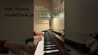 Sienna  The Marías piano karaoke youtubeshorts [upl. by Hunter]