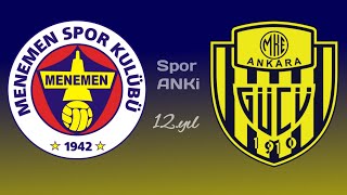 CANLI YAYIN  MENEMENSPOR  MKE ANKARAGÜCÜ MAÇ SONU [upl. by Adnerak]