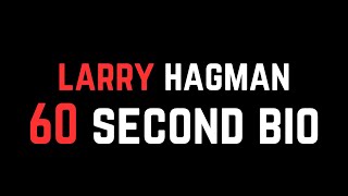 Larry Hagman 60 Second Bio [upl. by Thompson]