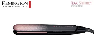 Rose Shimmer Straightener  S5305  Remington Europe [upl. by Chouest]