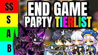 Maplestory End Game Party Bossing Tierlist [upl. by Ninerb]