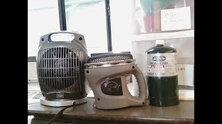 How to heat an Aliner small trailer or tent [upl. by Kroll278]