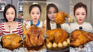 ASMR CHICKEN EATING MUKBANG  Chinese Eating Show [upl. by Kiyoshi]