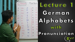 Learn German Alphabets with pronunciation  Pronounce Like a Native Speaker  German for beginners [upl. by Eloken]