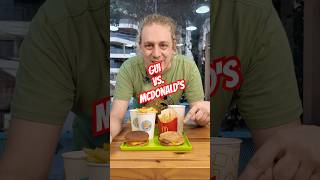 GUI VS MCDONALDS challenge desafio mcdonalds hamburguer [upl. by Alaekim233]