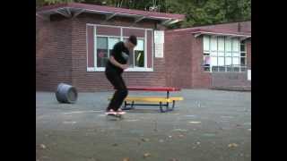 Kickflip foot plant  Ryan Powderly [upl. by Sadirah]