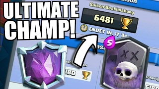 MIT GRAVEYARD DECK ULTIMATE CHAMPION BESIEGT Nachthexe Deck Arena 1011 Deck Clash Royale deutsch [upl. by Naened]