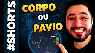 IQ OPTION MELHOR MARCAR NO CORPO OU PAVIO  shorts [upl. by Anwat]