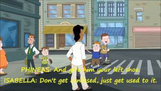 Phineas and Ferb  Ferb Latin Music Video with onscreen lyrics HD [upl. by Tav312]