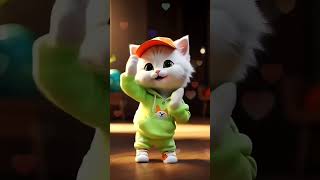 cute cat dancing [upl. by Kalle]