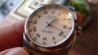 Rolex AirKing 34mm Watch with Roman Numerals Review [upl. by Absa]