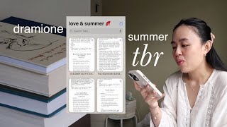 dramione summer tbr what im reading this summer — [upl. by Retsevlis]