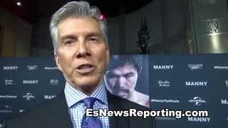 Michael Buffer on what he likes about Manny Pacquiao  EsNews [upl. by Seebeck]