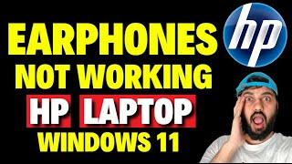 How to Fix Earphones Not Working on HP Laptop Windows 11 [upl. by Nilra643]