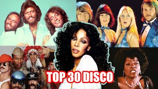 Top 30 mejores canciones de la Música DISCO de los 70 y 80 [upl. by Rossing]