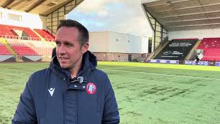 Jack Beesley reacts to Spartans defeat to Rangers at Broadwood Stadium [upl. by Almat]