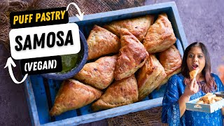 Puff Pastry Samosa Recipe [upl. by Nalym]