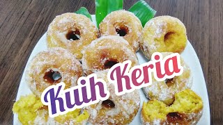 KuihKue Keria UbiKeledek Lembut Sweet Potato Donuts [upl. by Tloc]