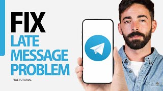 How To Fix Late Message Problem On Telegram App 2024 [upl. by Ynnep]