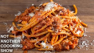 AUTHENTIC BUCATINI ALL AMATRICIANA [upl. by Auop]