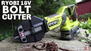 Using Ryobi Bolt Cutters [upl. by Leonerd]