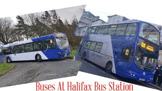 Buses At Halifax Bus Station 270821 [upl. by Elder41]