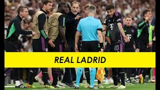 MADRID metafisico IMBARAZZO arbitrale BAYERN eliminato e furioso [upl. by Bendicty]