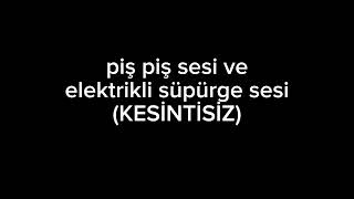 Piş piş sesi ve elektrikli süpürge sesiKESİNTİSİZ [upl. by Townie]