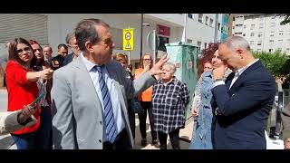 Abel Caballero inaugura el ascensor y la rampa mecánica entre Travesía y Aragón [upl. by Notffilc]