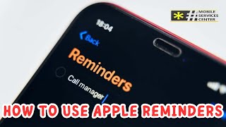 How to use Apple reminders FullGuide [upl. by Niwre822]