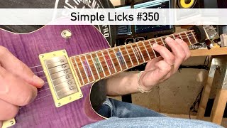 Learn this Super Easy Pentatonic Lick  Simple Licks 350 [upl. by Trudi]