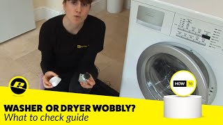 How to Fix a Wobbly Washing Machine or Tumble Dryer [upl. by Aitercul]