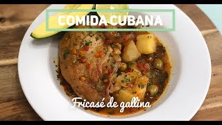 COMIDA CUBANA  Fricasé de gallina [upl. by Evol]