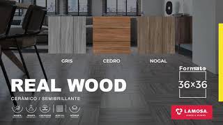 REAL WOOD PISO LAMOSA [upl. by Eedya]