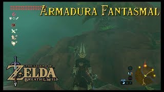 ARMADURA FANTASMAL TRAJE DEL FANTASMA DE GANON  ZELDA BREATH OF THE WILD WIIUSWITCH  DLC2 [upl. by Enerehs903]