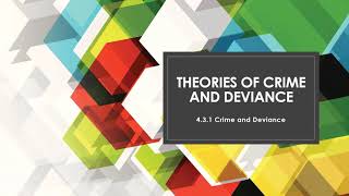 Functionalist Theory Lesson 1 Sociology Crime and Deviance [upl. by Shaefer]