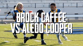 Aledo Cooper VS Brock Caffee  Flag Football Championship [upl. by Enytsirk666]