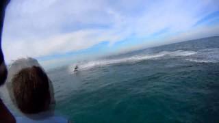 Aterrador casi choquen en jet ski en Cancún México [upl. by Zalucki]