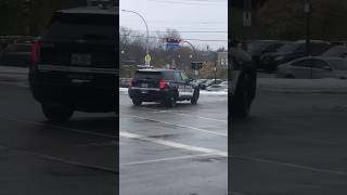 2023 Ford Explorer Police Interceptor Utility SPVM Police on Patrol in PointClare [upl. by Humfried]