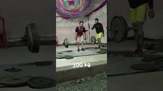 Best deadlift technique 200 kg deadlift [upl. by Loring]